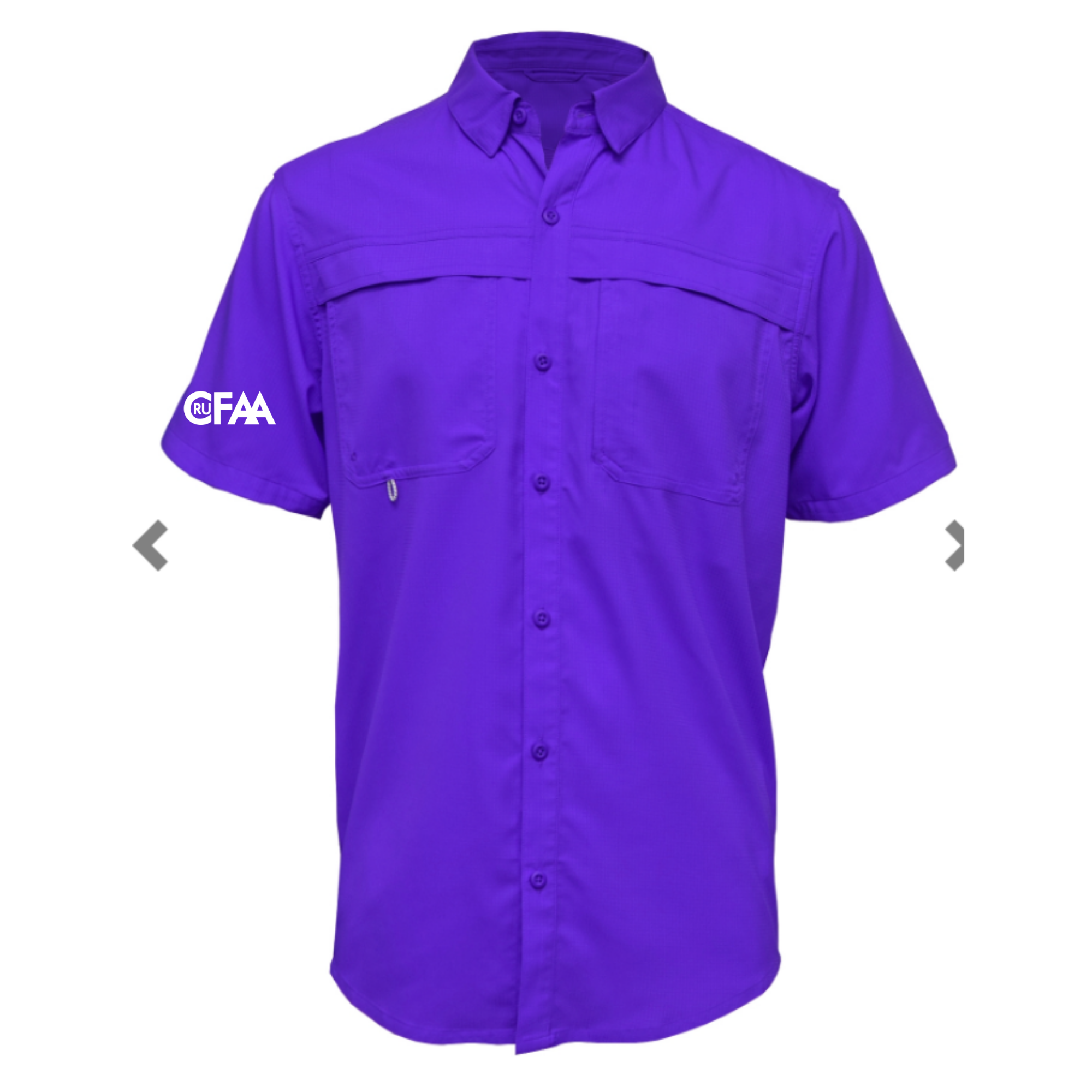 CruFAA Purple Fishing style shirt (BAW)