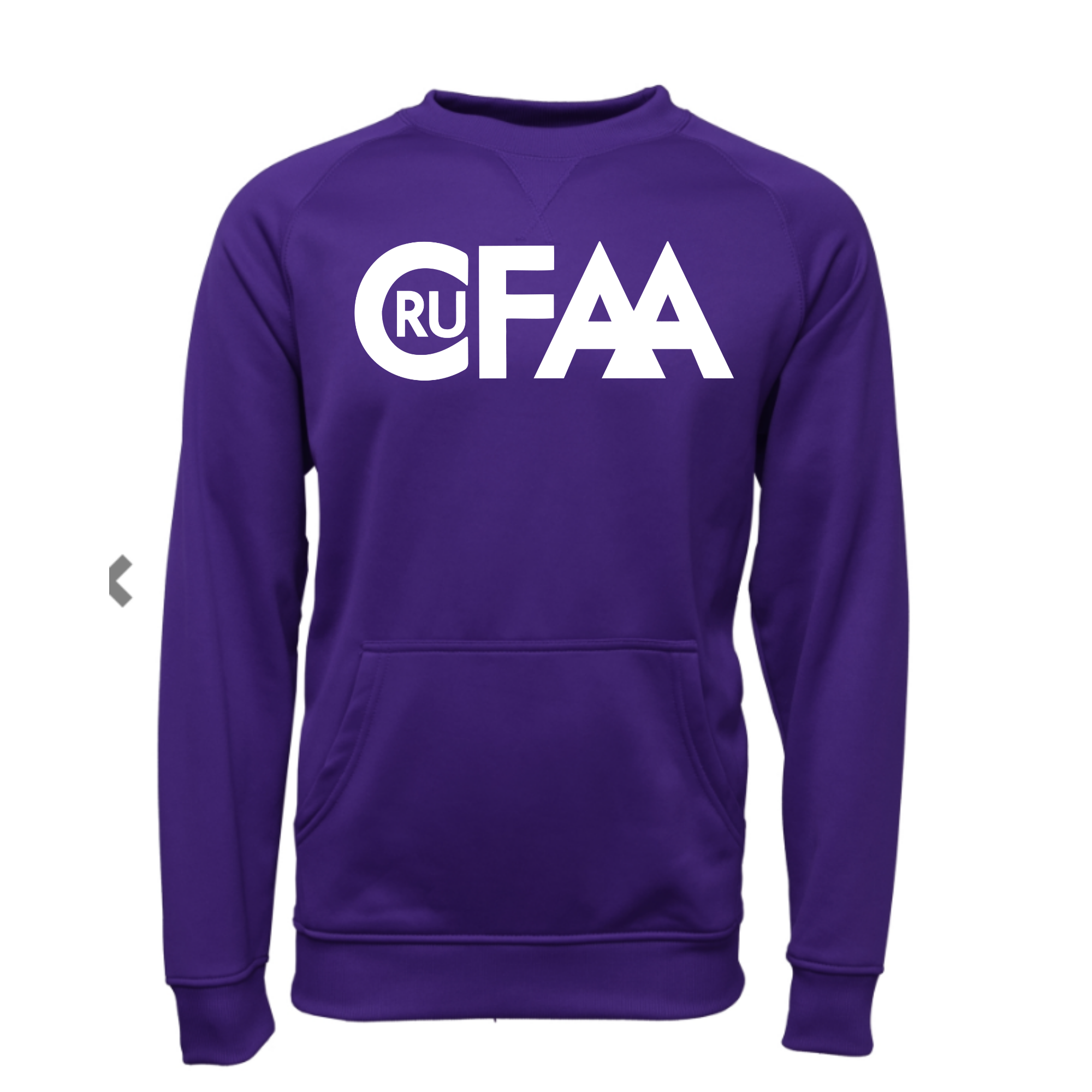 CruFAA Crewneck (BAW) with front pockets